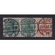 ALEMANIA 1917 ESTAMPILLAS SE-TENANT ZUSAMMENDRUCKE USADO QUE SON MUCHO MAS RAROS MI. W5ab +60 EUROS